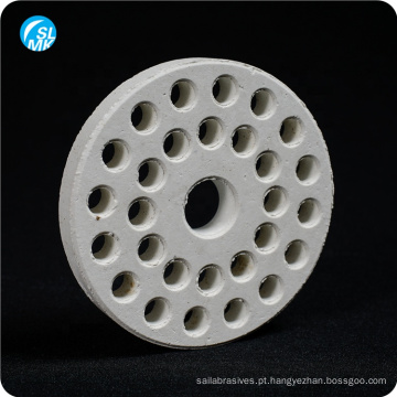 venda de aquecedor de disco de cerâmica de mulita de alta resistência ao calor placa de cerâmica